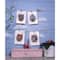 Orchidea Complete Cross Stitch Kit - Greetings Card Red Flowers